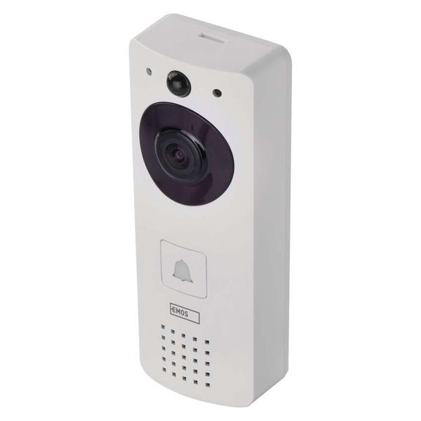 Умный беспроводной видеозвонок EMOS H4030 GoSmart на аккумуляторе с Wi-Fi и солнечной панелью H4030 фото
