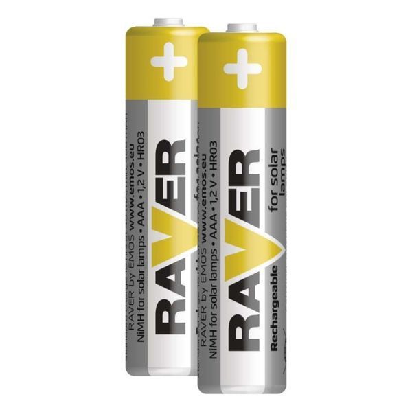 Аккумулятор RAVER by Emos B7414 AAA HR03, NiMH, 400mAh, блистер 2шт. B7414 фото