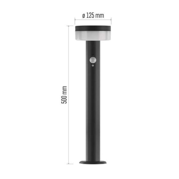 Светильник светодиодный садовый EMOS с датчиком сумерек, TERION, 12,5&times;12,5&times;50 см ZGJ0B4S ZGJ0B4S фото