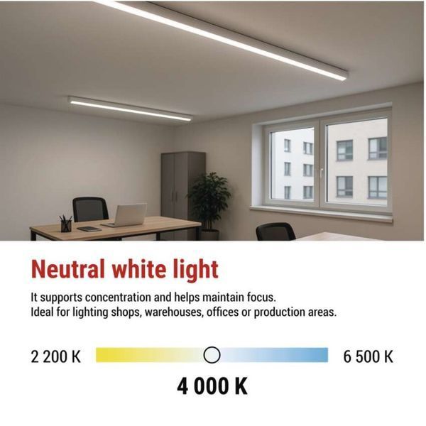 Світильник LED EMOS ZAB103 50W 7000Lm IP20 4000K PANO лінійний ZAB103 фото