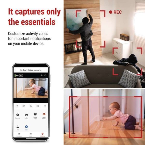 Розумна IP-камера Emos H4060 GoSmart, з Wi-Fi, 2.4 GHz/5 GHz H4060 фото