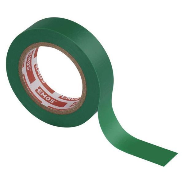 Изоляционная лента EMOS PVC 15/10 зеленая F61519 F61519 фото