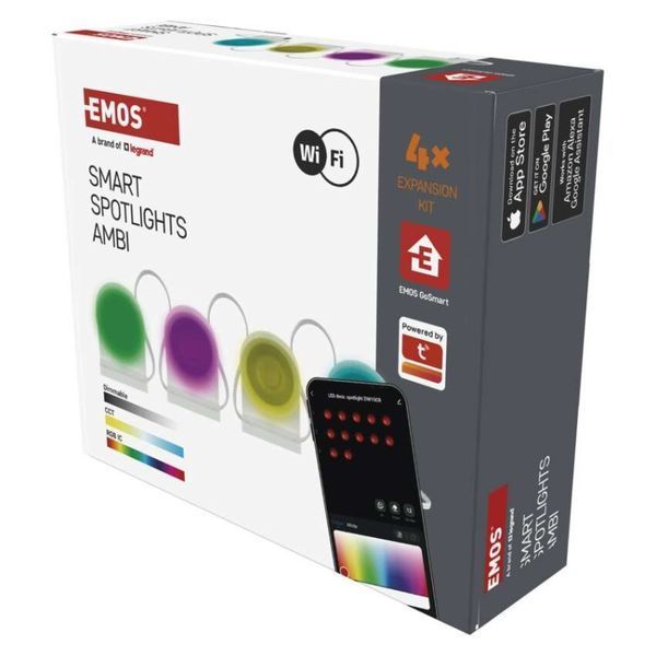 Комплект розширення розумного LED-освітлення EMOS ZIW154R, Wi-Fi для стартового набору ZIW15CR ZIW154R фото