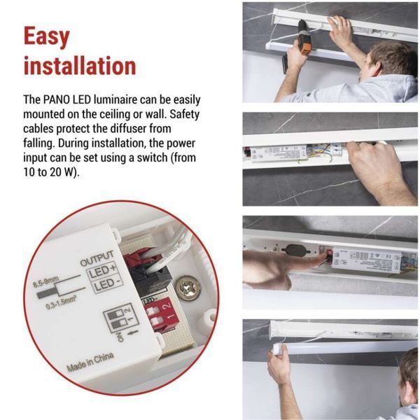 Світильник LED EMOS ZAB103 50W 7000Lm IP20 4000K PANO лінійний ZAB103 фото