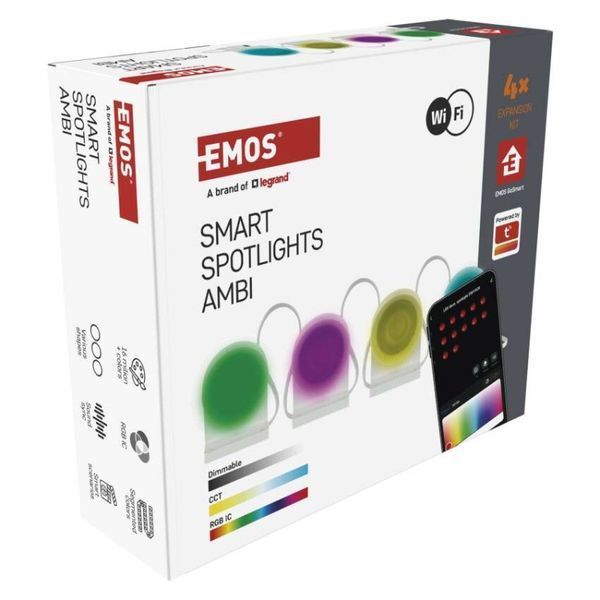 Комплект розширення розумного LED-освітлення EMOS ZIW154R, Wi-Fi для стартового набору ZIW15CR ZIW154R фото