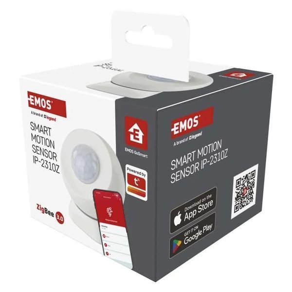 Розумний бездротовий датчик руху EMOS H5024 GoSmart PIR IP20 ZigBee 3.0 H5024 фото