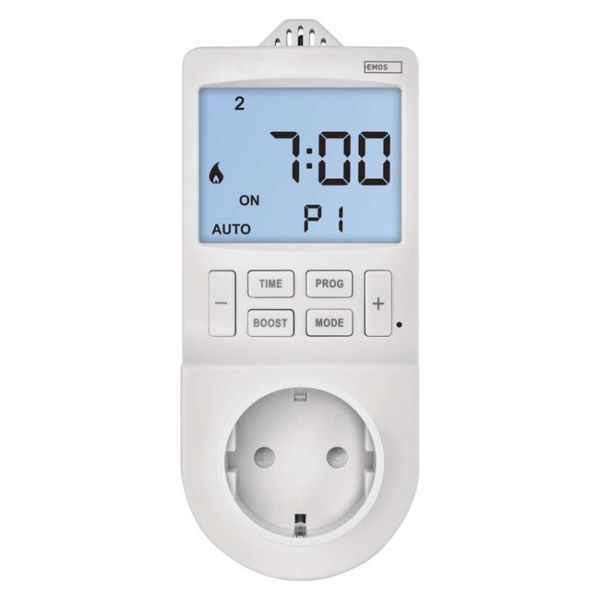 Термостат EMOS P56601SH 2-в-1 з цифровим таймером, штепсельною вилкою, WiFi P56601SH фото