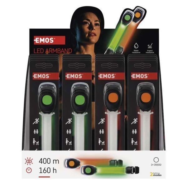 LED наручний браслет Emos P4713 10 Lm 2&times; CR2032 P4713 фото