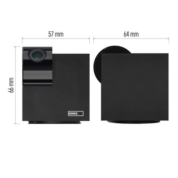 Розумна IP-камера Emos H4061 GoSmart, з Wi-Fi, чорна H4061 фото