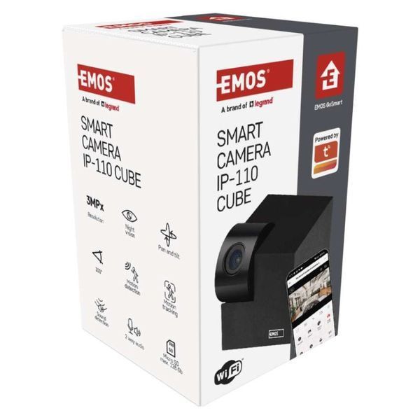 Розумна IP-камера Emos H4061 GoSmart, з Wi-Fi, чорна H4061 фото