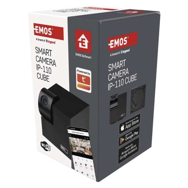 Розумна IP-камера Emos H4061 GoSmart, з Wi-Fi, чорна H4061 фото