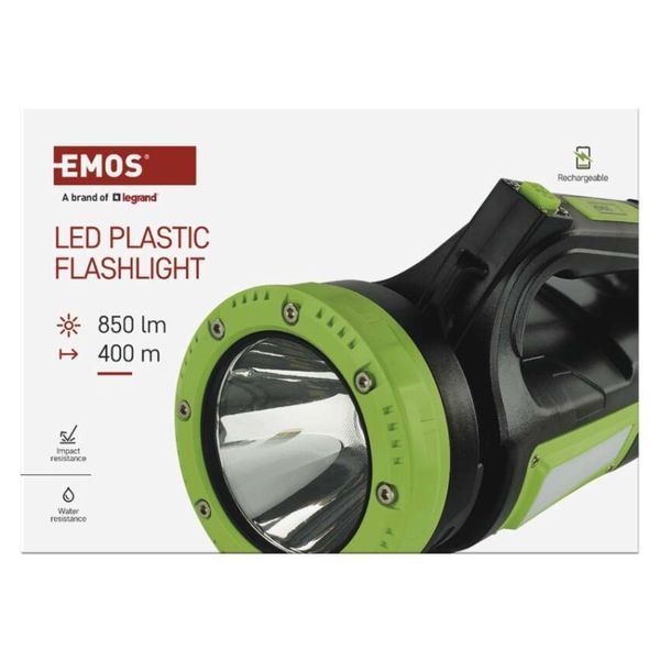 Лiхтар акумуляторний Emos P2316 850 Lm, 8000 mAh, ручн.пластик.