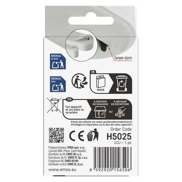 Розумний бездротовий датчик дверей EMOS H5025 GoSmart ZigBee H5025 фото