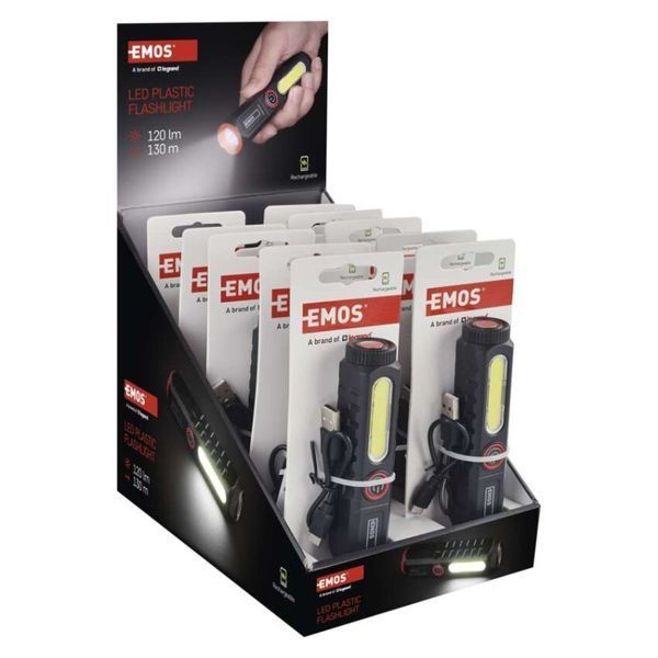 Ліхтар акумуляторний Emos P4720 120 Lm 400 mAh Li-Ion P4720 фото
