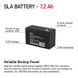 Акумуляторна батарея EMOS B9674, AGM, 12V, 7,2Ah, fast 6,3mm B9674 фото 3